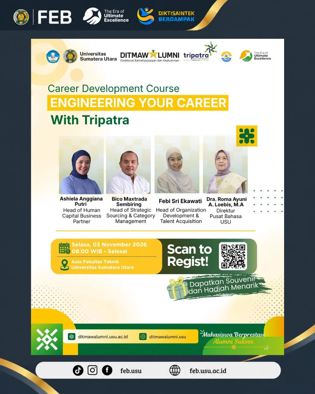 📢 CAREER DEVELOPMENT COURSE: ENGINEERING YOUR CAREER WITH TRIPATRA